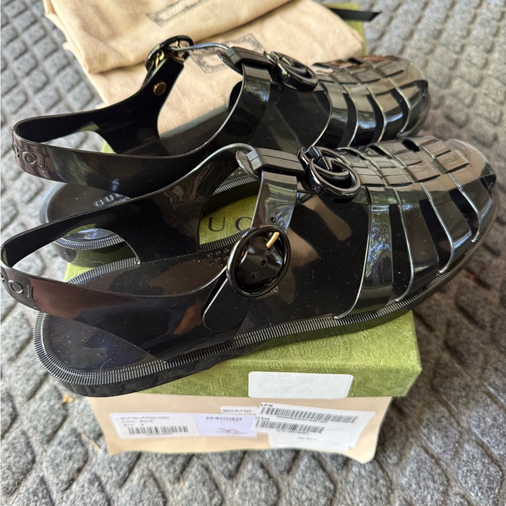 Gucci Black Men's Sandals Size 9 UK